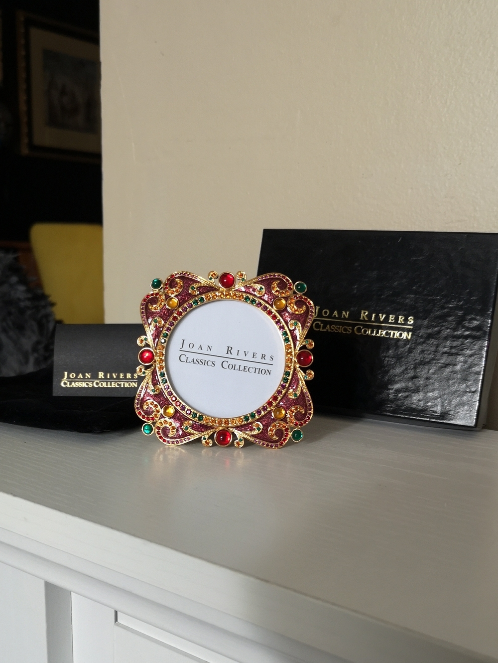 Absolutely Stunning Joan Rivers Collection Photo Frame with Enamel & Rhinestones